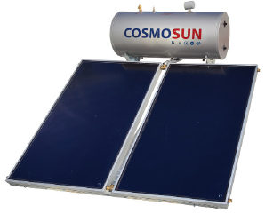 ΘΕΡΜΟΣ/ΚΟ ΣΥΣΤΗΜΑ COSMOSUN 200Λ HYDRO GLASS ΜΕ 2 ΣΥΛΛ.ENERGY+EVO 1,5Τ.Μ ΕΠΙΠΕΔΗΣ ΣΤΕΓΗΣ